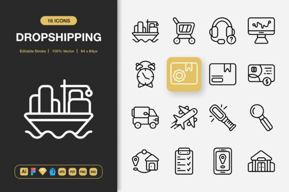 A Review of Dropshipping Icons for Local Branding