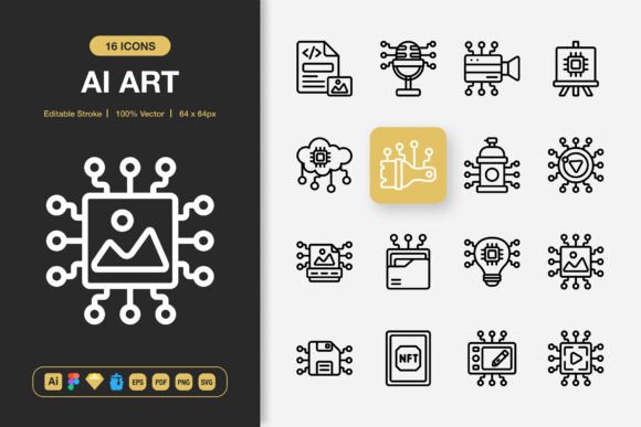 Ai Art Icons: Perfect Graphics for Handmade Creations