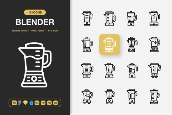 Blender Icons: A Minimalist Graphics Set for Modern Design