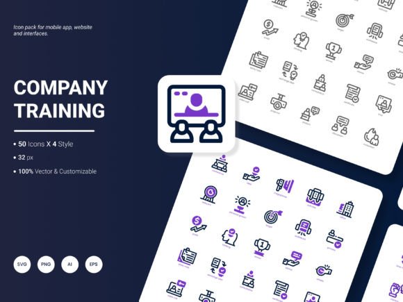 Company Training Icon Pack: A Designer's Review