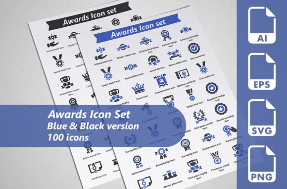 Review: Awards Icon Set for Creative Graphics Projects