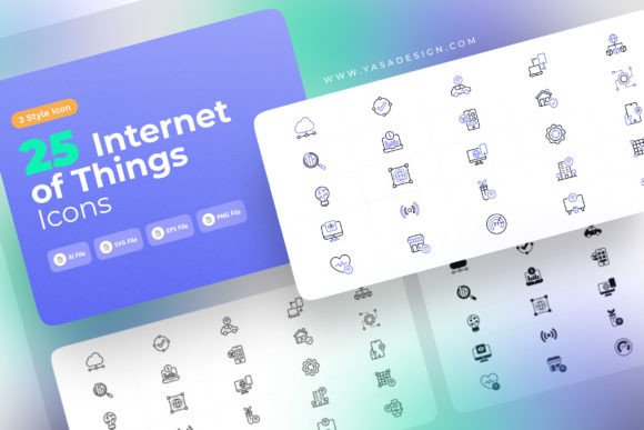 Review: Internet of Things Icons Set for Creative Graphics