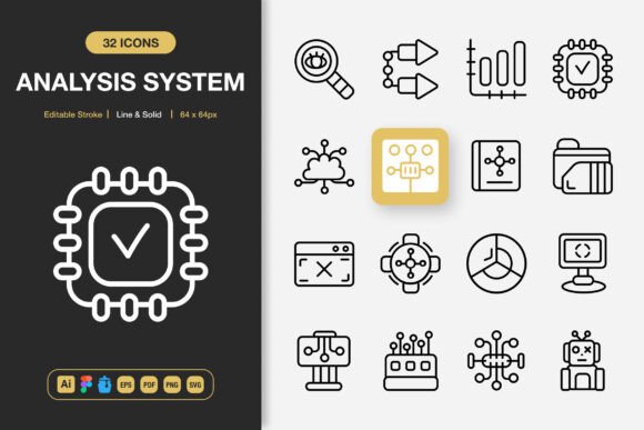 Reviewing Analysis System Icons for Editorial Visuals