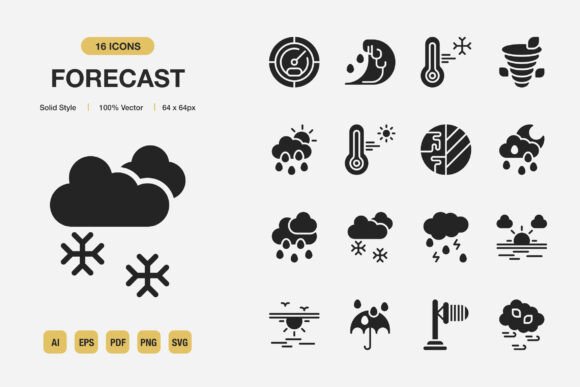 Why Forecast Solid Icons are a Brand Designer's Secret Weapon